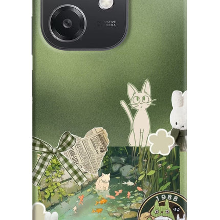 Aesthetic anime OPPO A3x Hard Case Back Cover by Casekaro