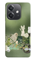 Aesthetic anime OPPO A3x Hard Case Back Cover by Casekaro