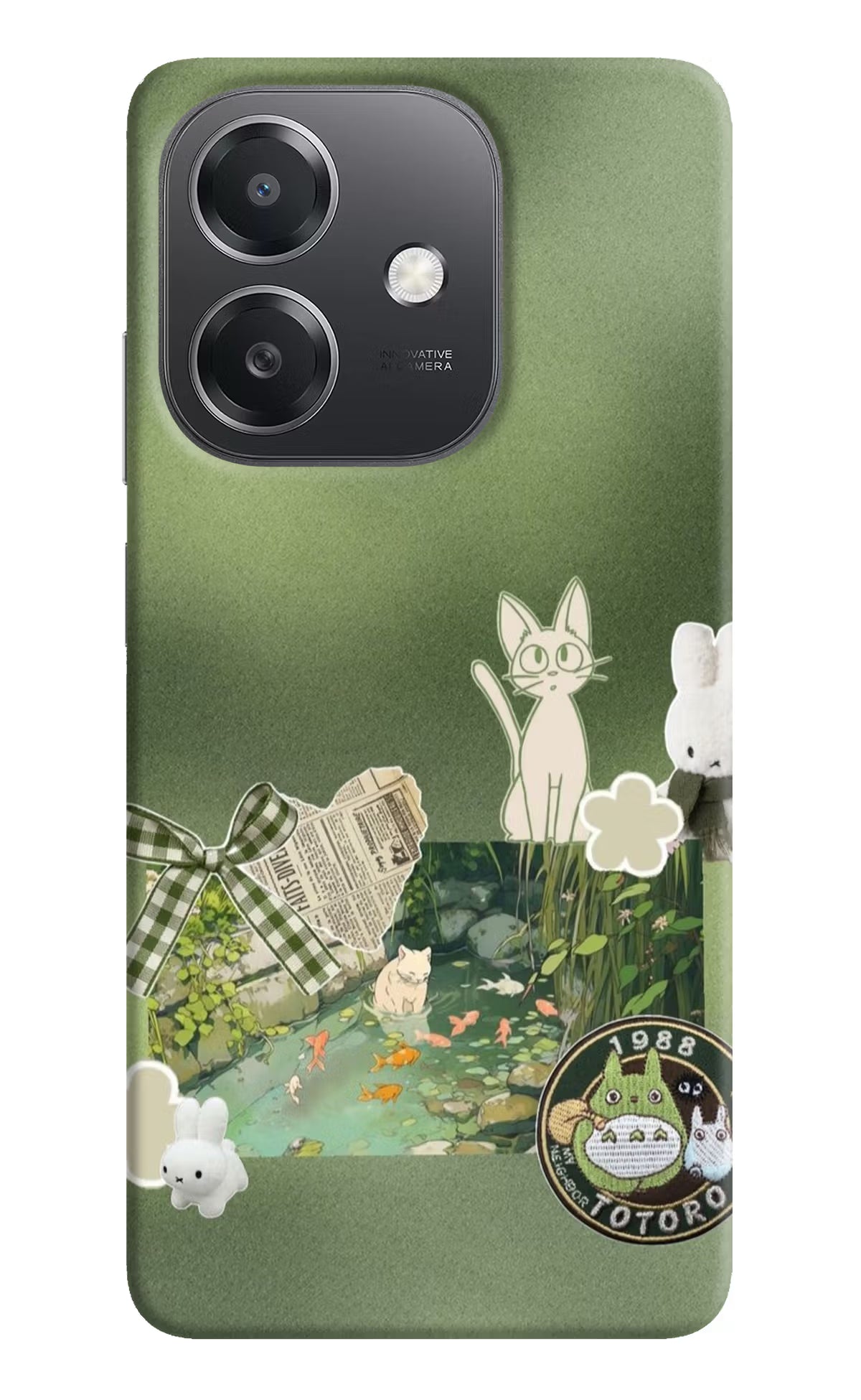 Aesthetic anime OPPO A3x Back Cover