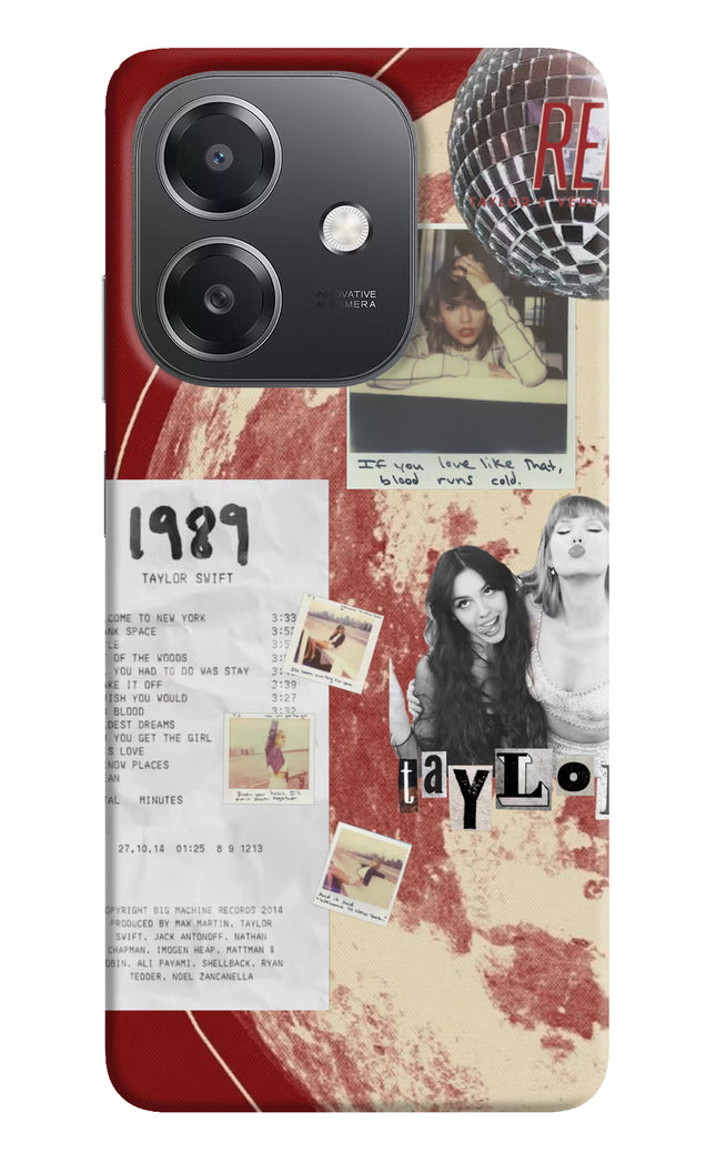 Taylor Swift OPPO A3x Hard Case Back Cover by Casekaro