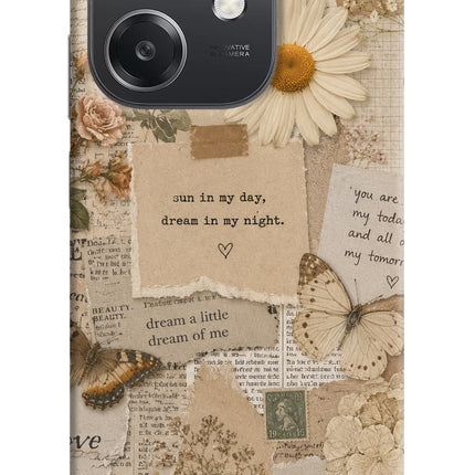 Vintage case OPPO A3x Hard Case Back Cover by Casekaro