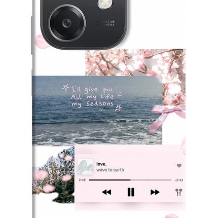 Wave to earth OPPO A3x Hard Case Back Cover by Casekaro