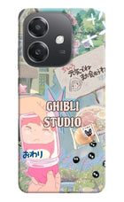 Studio Ghibli OPPO A3x Hard Case Back Cover by Casekaro