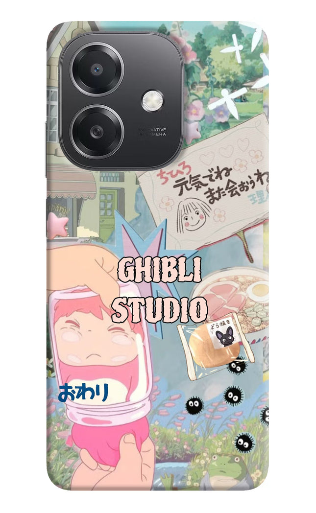 Studio Ghibli OPPO A3x Hard Case Back Cover by Casekaro
