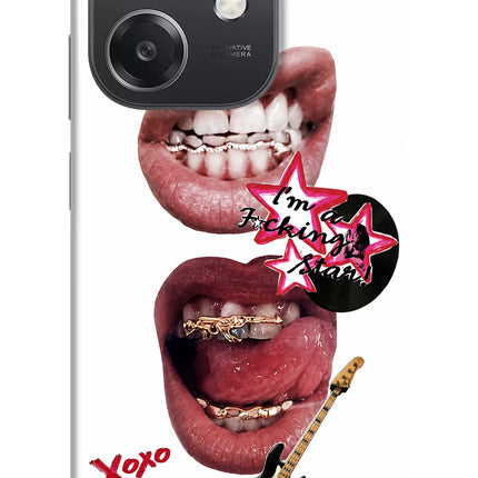 Rockstar OPPO A3x Hard Case Back Cover by Casekaro