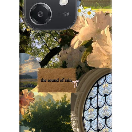 Rain OPPO A3x Hard Case Back Cover by Casekaro