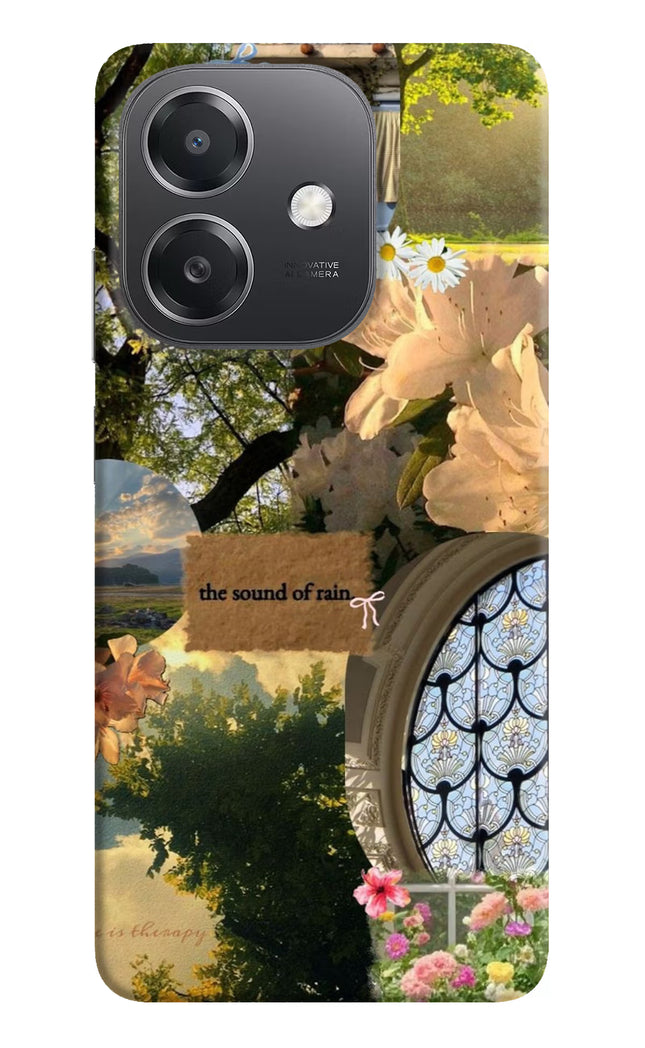 Rain OPPO A3x Hard Case Back Cover by Casekaro
