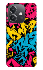 Graffiti Vibe OPPO A3x Hard Case Back Cover by Casekaro