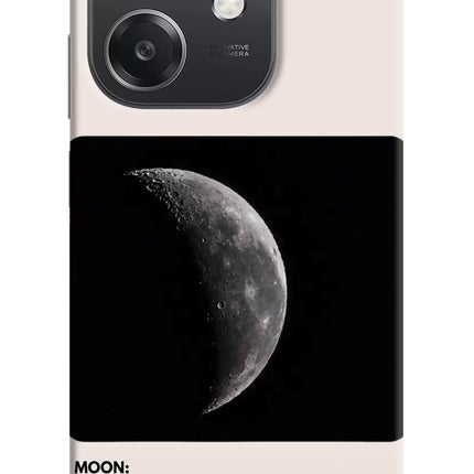 Moon Phase OPPO A3x Hard Case Back Cover by Casekaro