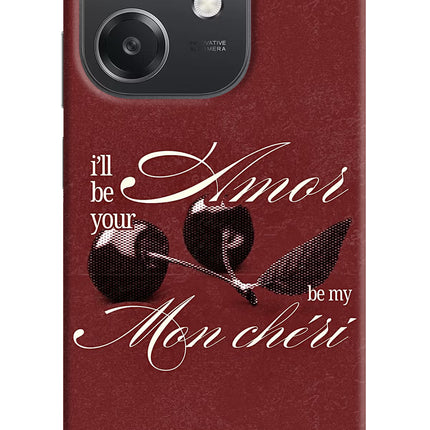 Velvet Cherry OPPO A3x Hard Case Back Cover by Casekaro