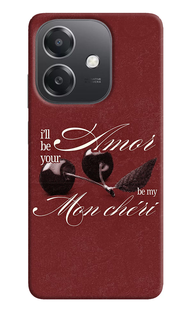 Velvet Cherry OPPO A3x Hard Case Back Cover by Casekaro