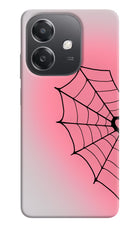 Pink Web OPPO A3x Hard Case Back Cover by Casekaro