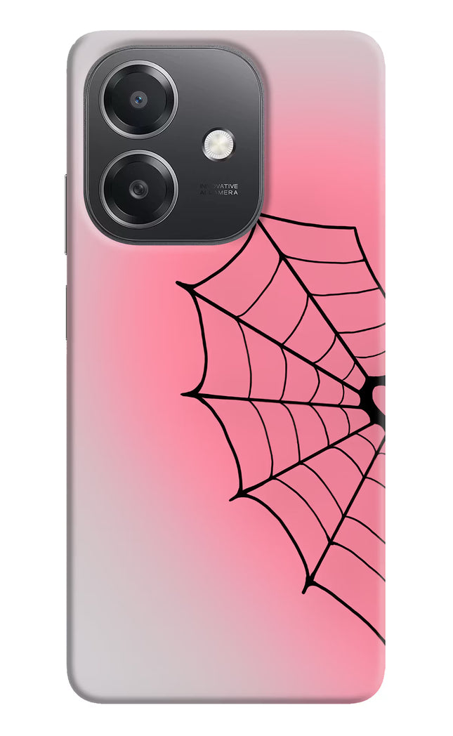 Pink Web OPPO A3x Hard Case Back Cover by Casekaro