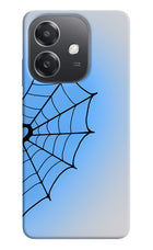 Blue Web OPPO A3x Hard Case Back Cover by Casekaro