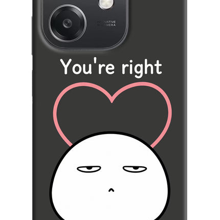 You're Right OPPO A3x Hard Case Back Cover by Casekaro