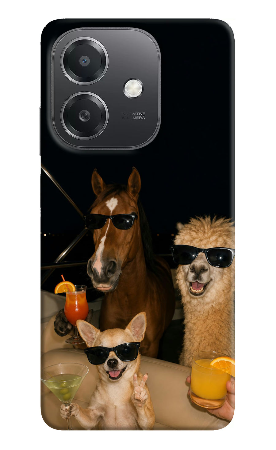 Party Squad OPPO A3x Back Cover, Hard case