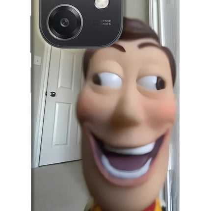 Side Eye Woody OPPO A3x Hard Case Back Cover by Casekaro