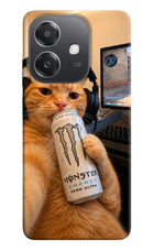 Gamer Cat Energy OPPO A3x Hard Case Back Cover by Casekaro