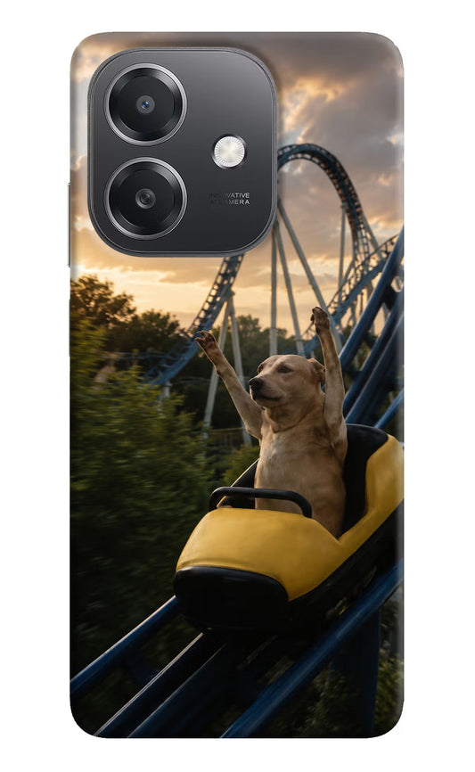 Rollercoaster Dog OPPO A3x Hard Case Back Cover by Casekaro