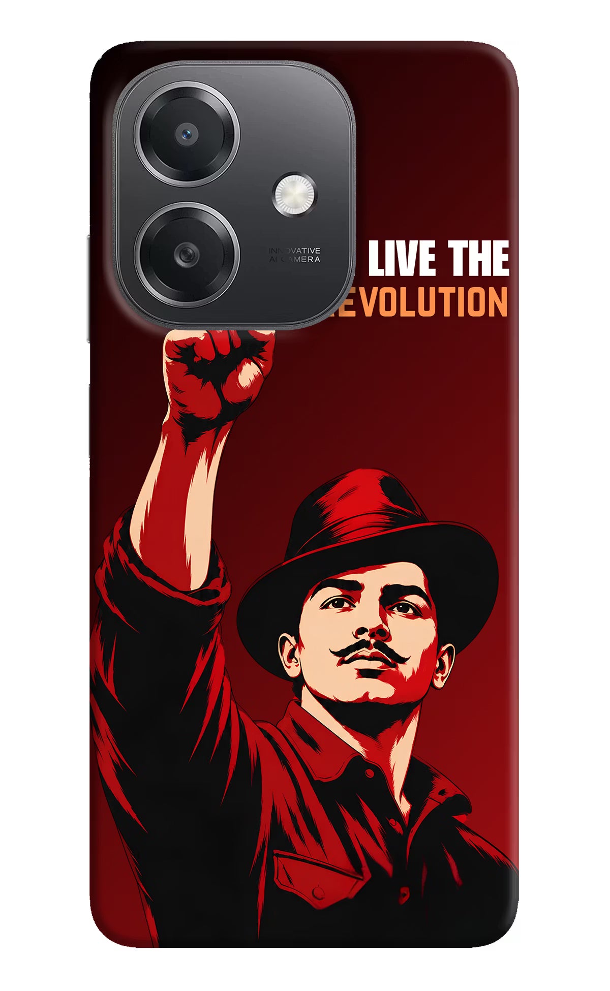 Bhagat Singh Revolution OPPO A3x Back Cover