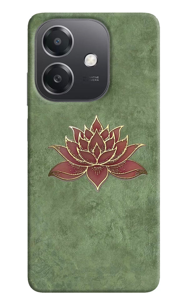 Lotus Grace OPPO A3x Hard Case Back Cover by Casekaro
