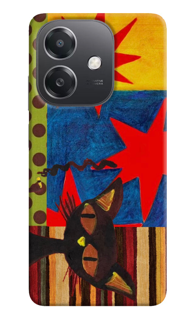 Pop Cat OPPO A3x Hard Case Back Cover by Casekaro