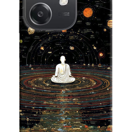 Space Monk OPPO A3x Hard Case Back Cover by Casekaro