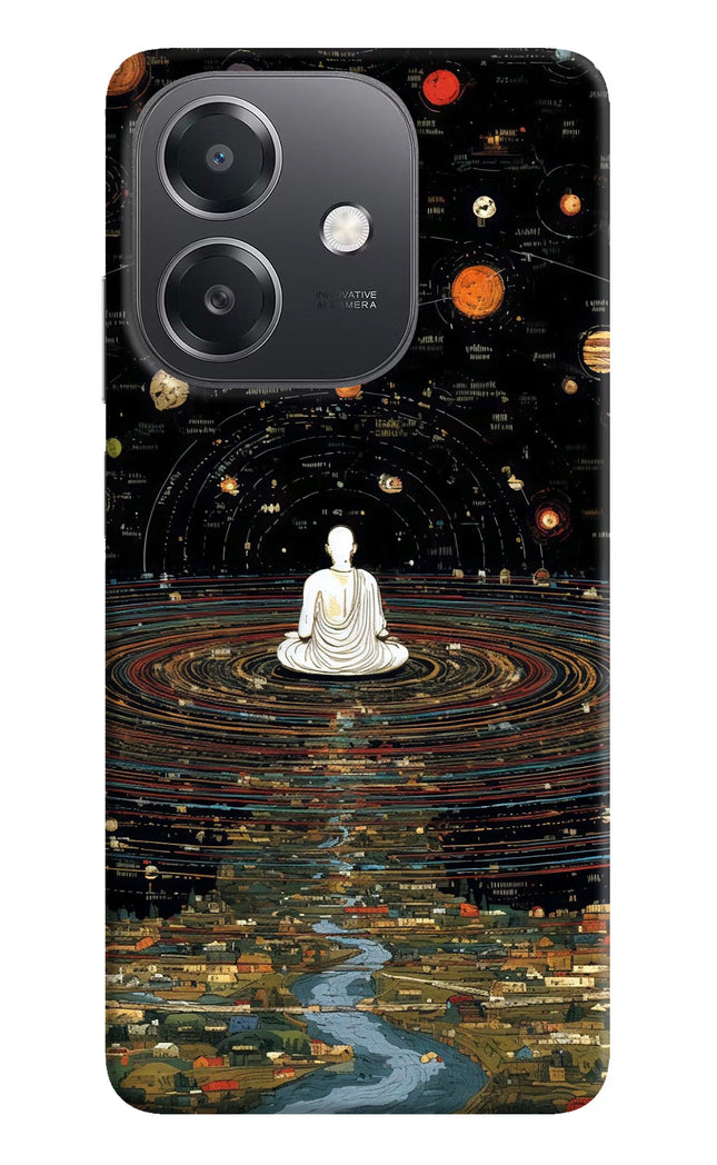 Space Monk OPPO A3x Hard Case Back Cover by Casekaro