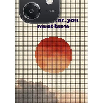 Pixel Sun OPPO A3x Hard Case Back Cover by Casekaro