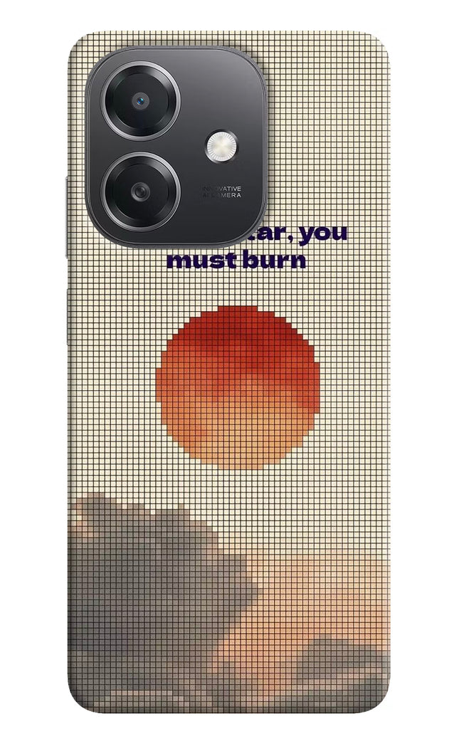 Pixel Sun OPPO A3x Hard Case Back Cover by Casekaro