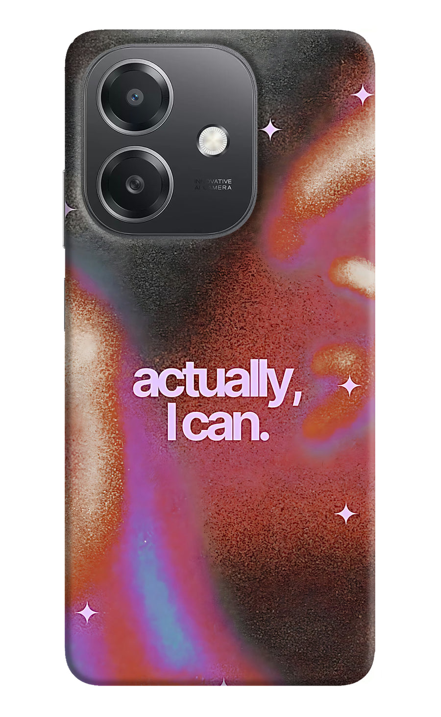 Pink Aura OPPO A3x Back Cover, Hard case
