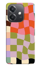 Wavy Grid OPPO A3x Hard Case Back Cover by Casekaro