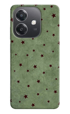 Green Stars OPPO A3x Hard Case Back Cover by Casekaro