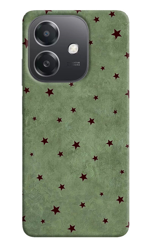 Green Stars OPPO A3x Hard Case Back Cover by Casekaro