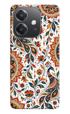 White Mayura OPPO A3x Hard Case Back Cover by Casekaro