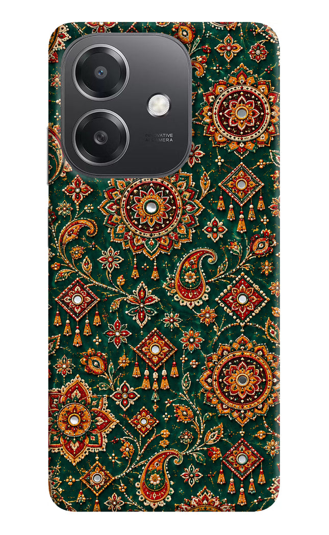 Green Pataka OPPO A3x Hard Case Back Cover by Casekaro
