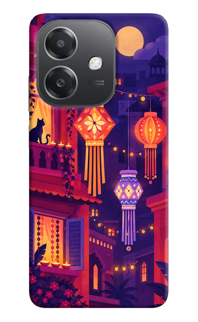 Lantern Lane OPPO A3x Hard Case Back Cover by Casekaro