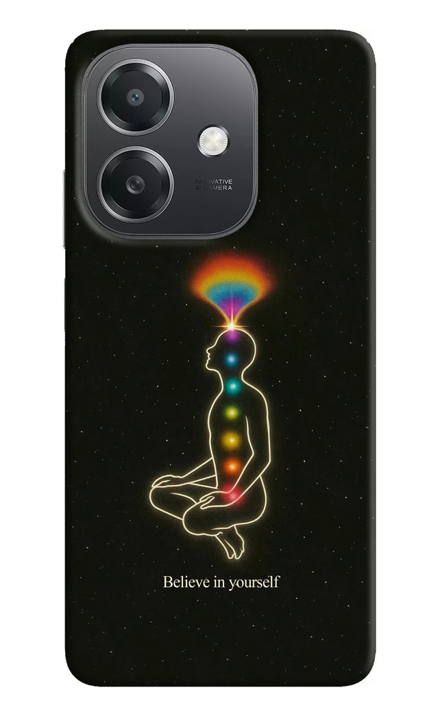 Believe in yourself OPPO A3x Hard Case Back Cover by Casekaro