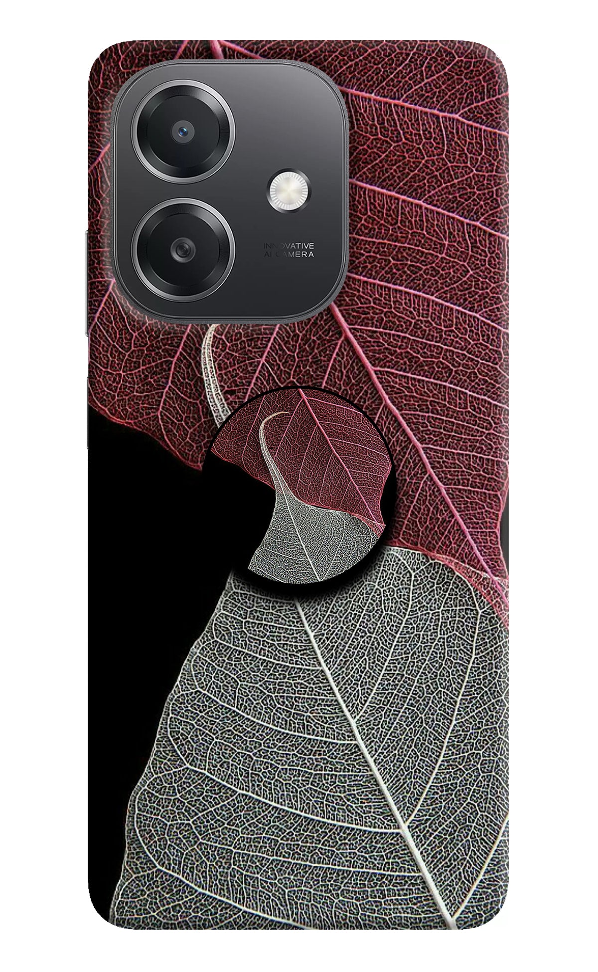 Leaf Pattern OPPO A3x Pop Case