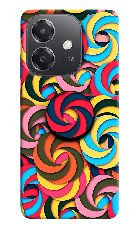 Spiral Pattern OPPO A3x Pop Case by Casekaro