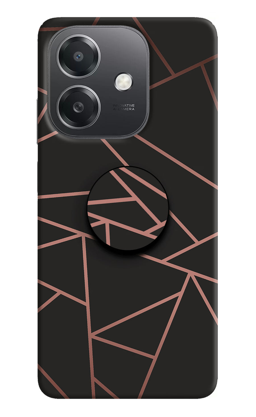 Geometric Pattern OPPO A3x Pop Case, Hard case
