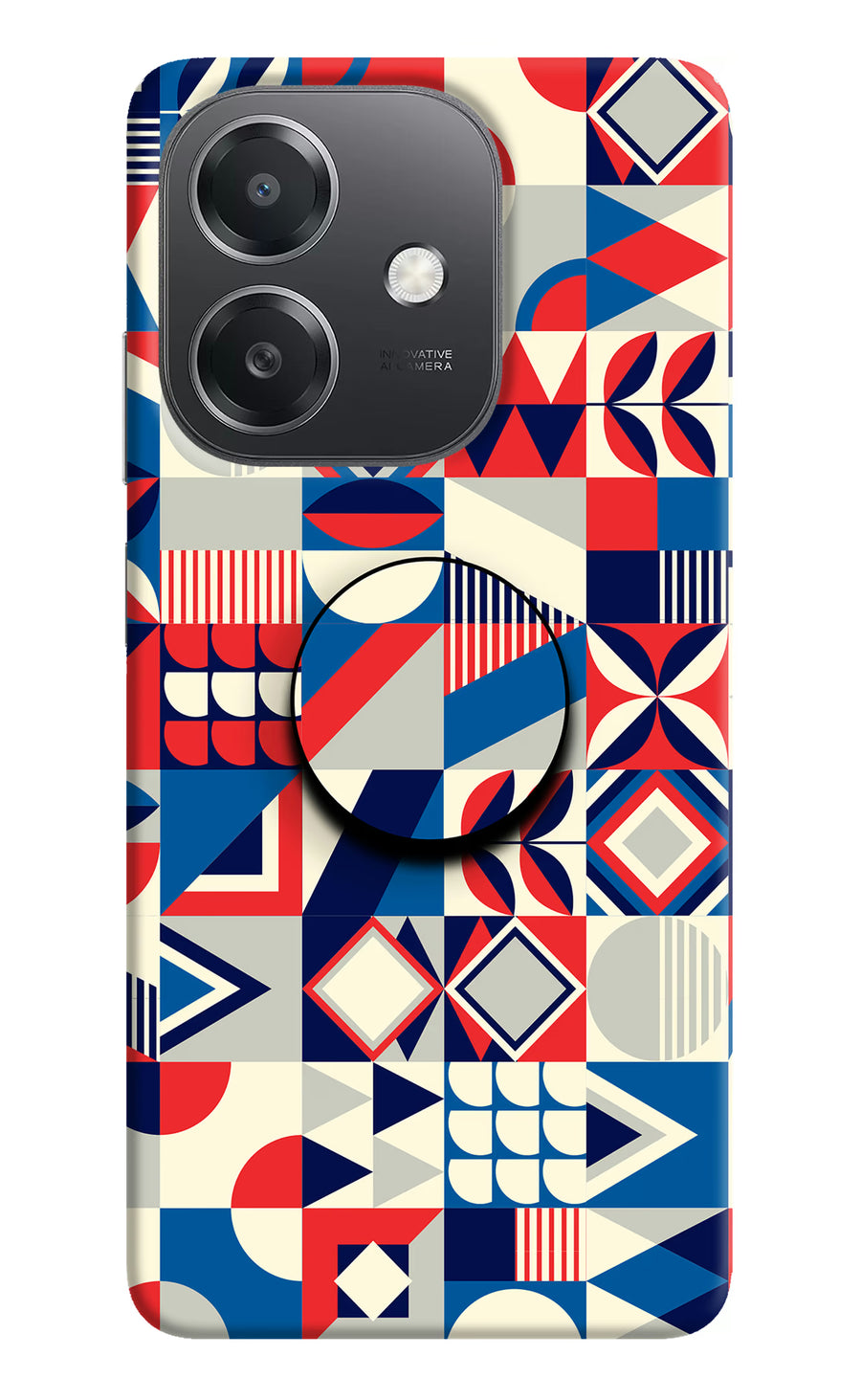 Colorful Pattern OPPO A3x Pop Case, Hard case