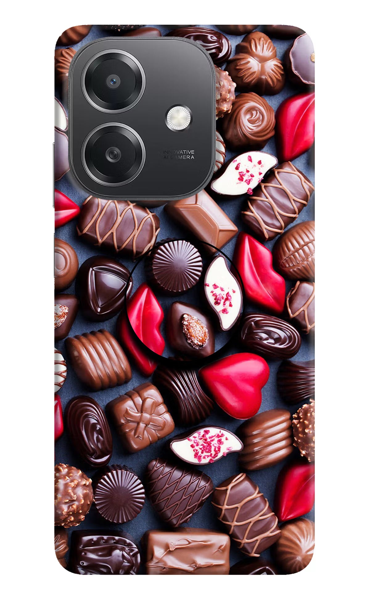 Chocolates OPPO A3x Pop Case by Casekaro