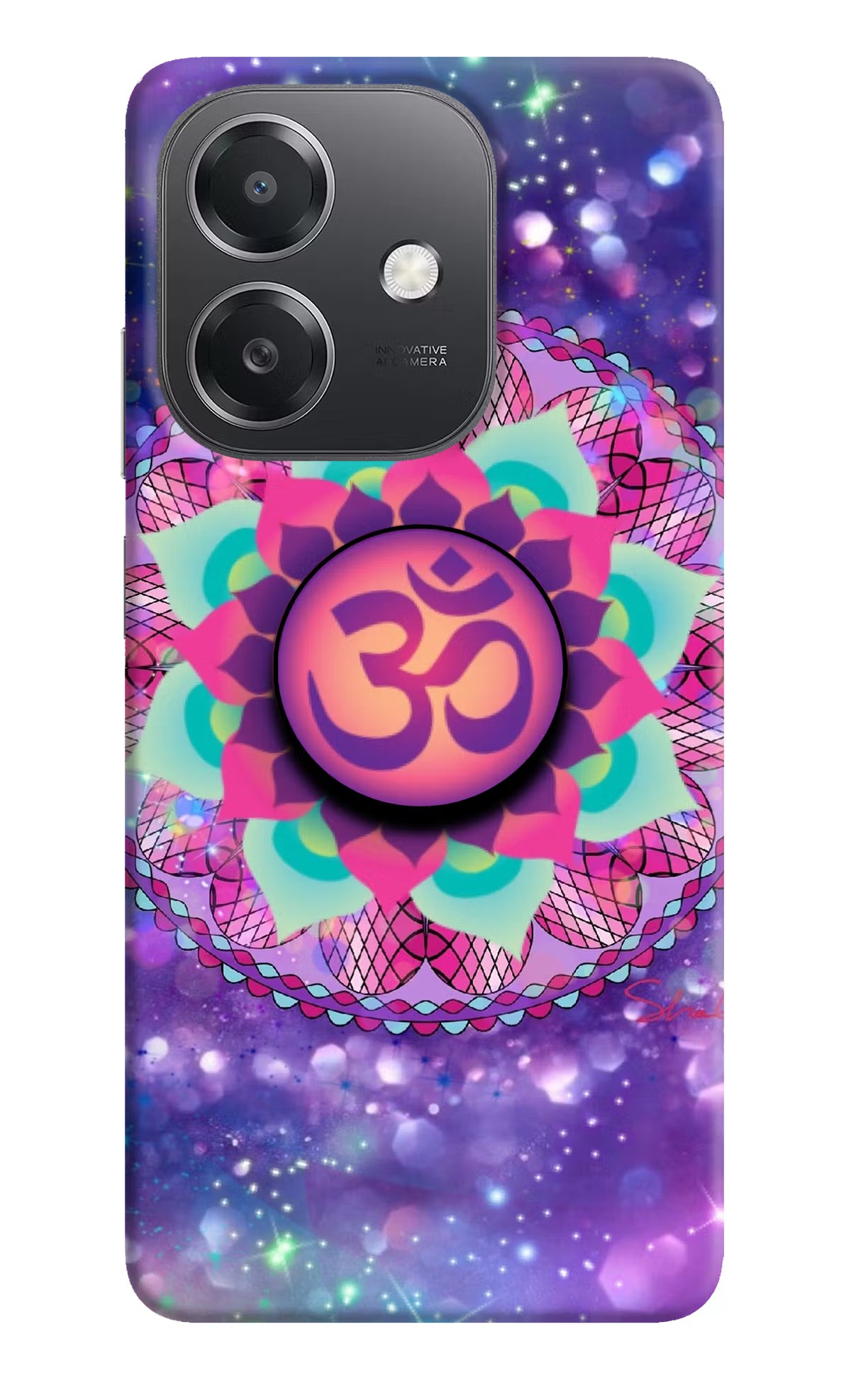Om Purple OPPO A3x Pop Case by Casekaro