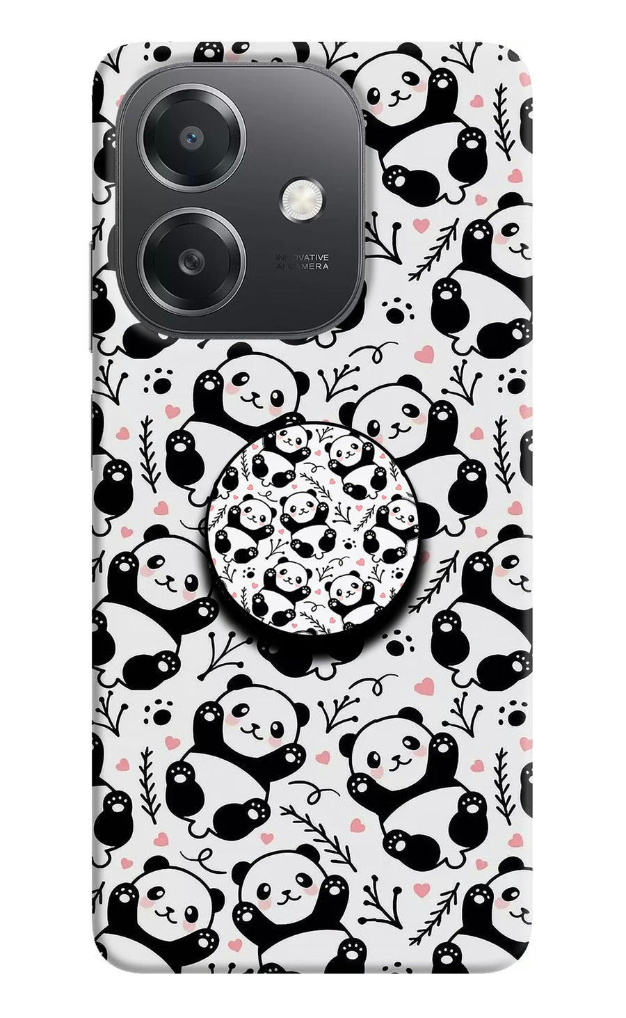 Cute Panda OPPO A3x Pop Case, Hard case