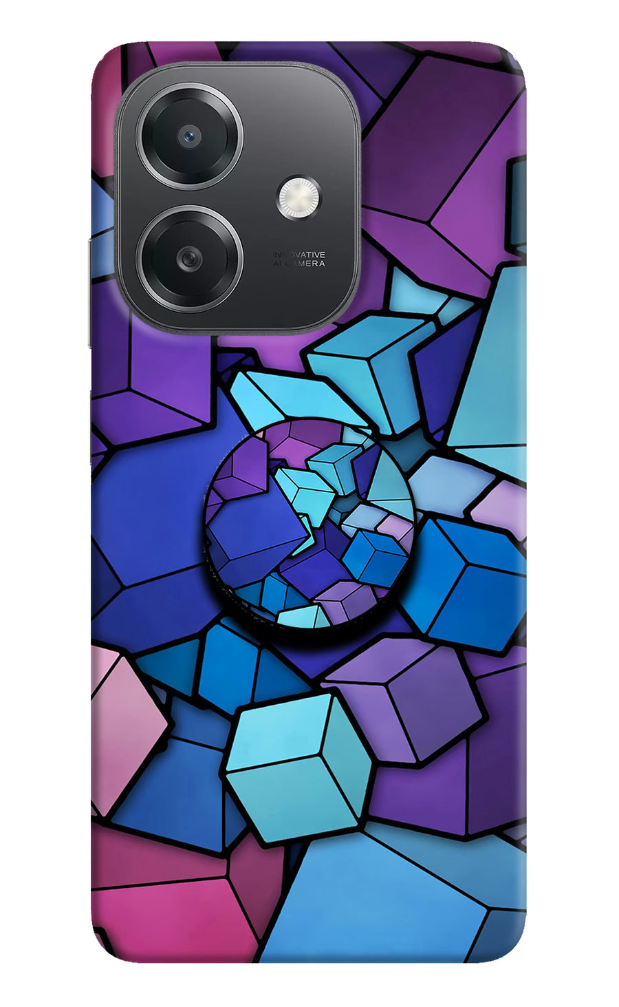 Cubic Abstract OPPO A3x Pop Case, Hard case