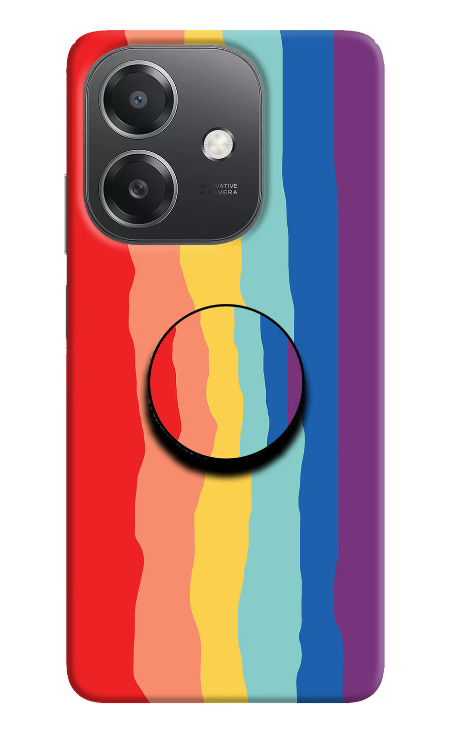 Rainbow OPPO A3x Pop Case, Hard case