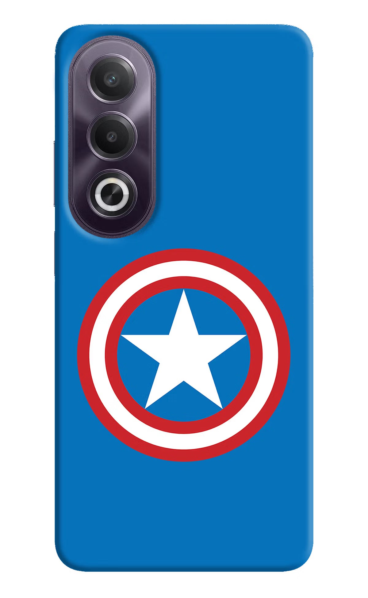 Captain America Logo OPPO K12x Hard Case Back Cover by Casekaro