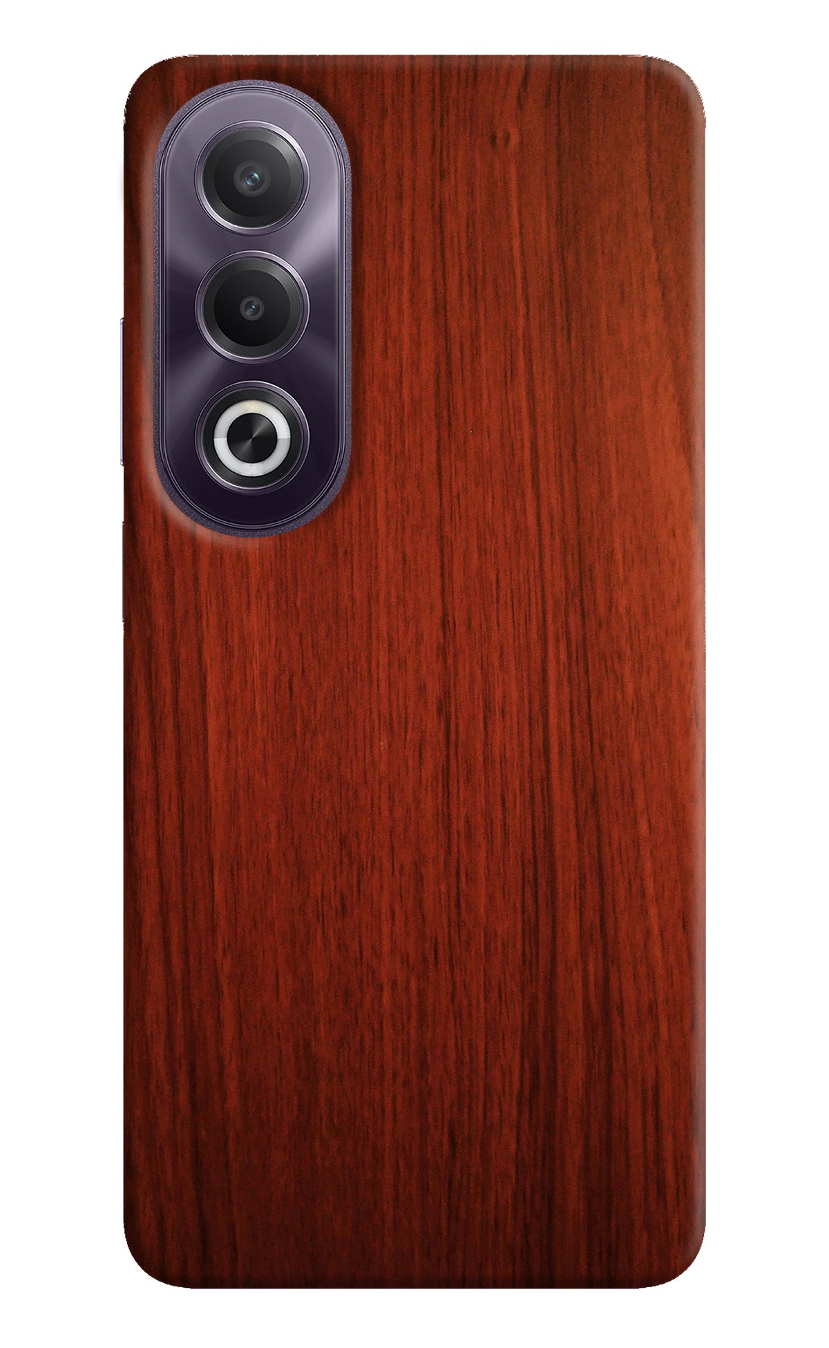 Wooden Plain Pattern OPPO K12x Back Cover