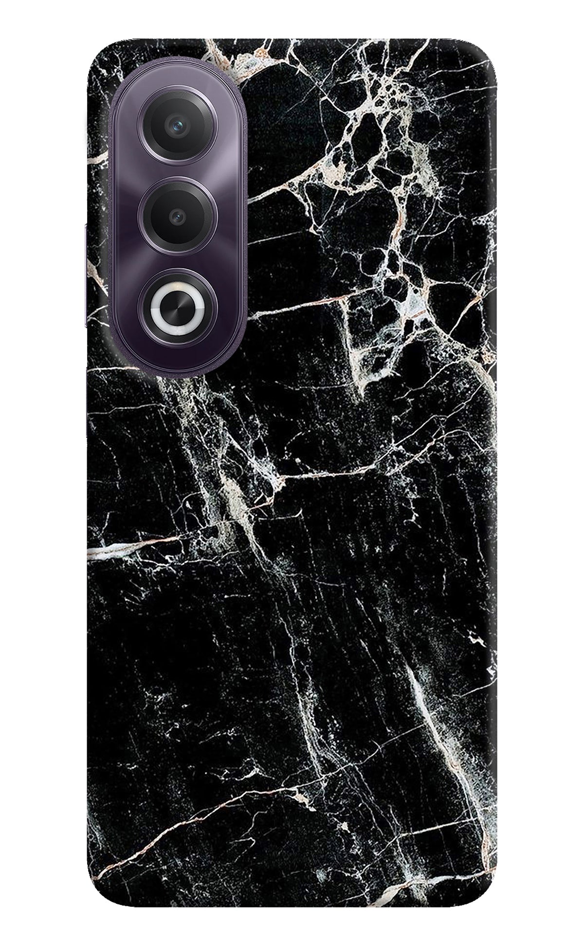 Black Marble Texture OPPO K12x Back Cover